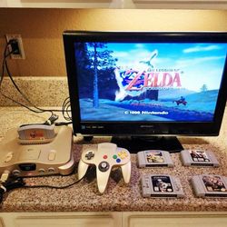 LIMITED Edition Gold Nintendo 64 / Zelda Set