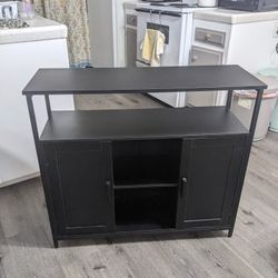 Black TV Stand/Credenza/Storage