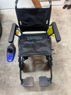 Electric wheelchair + shower chair and Walker
