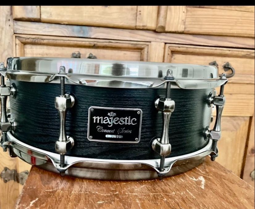 Drum - Majestic Concert Black Maple Snare - 6.5-inches x 14-inches