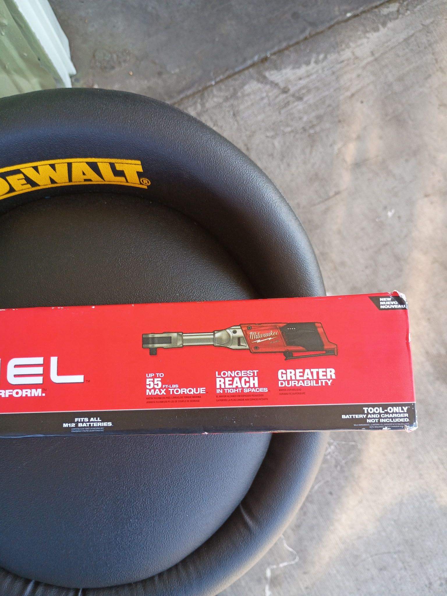 M12 FUEL 12V 3/8 in. Lithium-Ion Brushless Cordless Extended Reach Ratchet (Tool-Only)