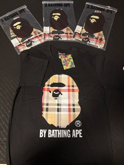 BAPE X BURBERRY shirt