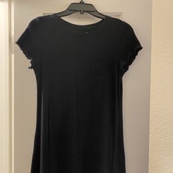 Black T-shirt Dress 