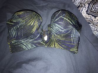 Victoria Secret rhinestone bikini top size Small
