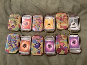 Pokemon tins & energy cards
