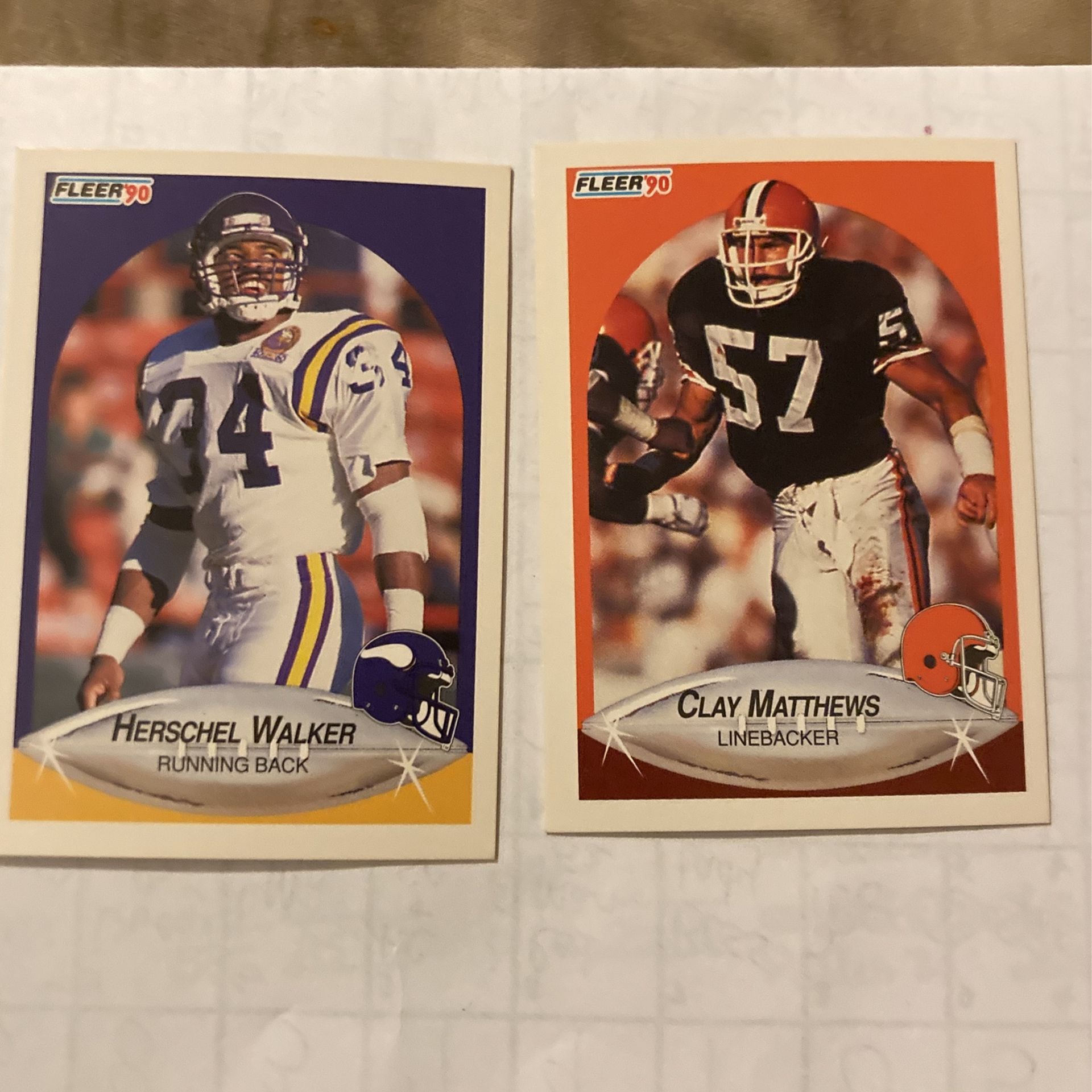 Football Cards 90 Fleet