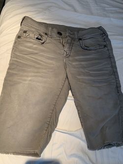 True religion cut off jean shorts