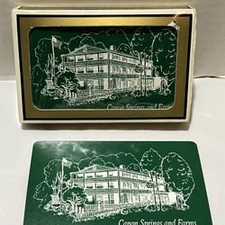 Vintage Deck of playing cards :  Capon Springs And Farms