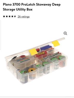 Deep prolatch storage box