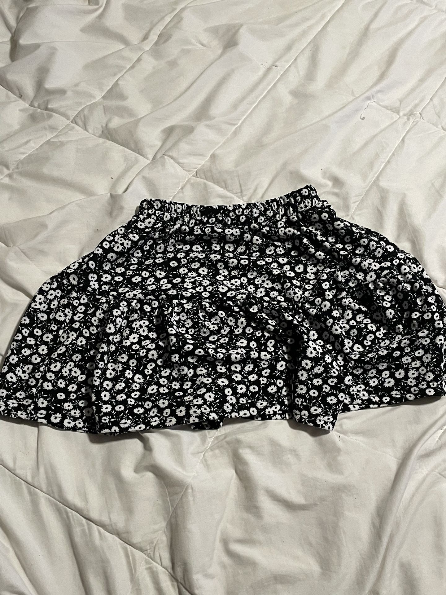 Black Girls Polka Dot Skirt
