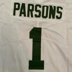 Youth Or Adult NFL White Or Green Parsons Green Bay Packers Josh Jacobs Jersey  #8 Fully Stitched