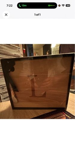 Monogram Letter L Cheese Board/knife