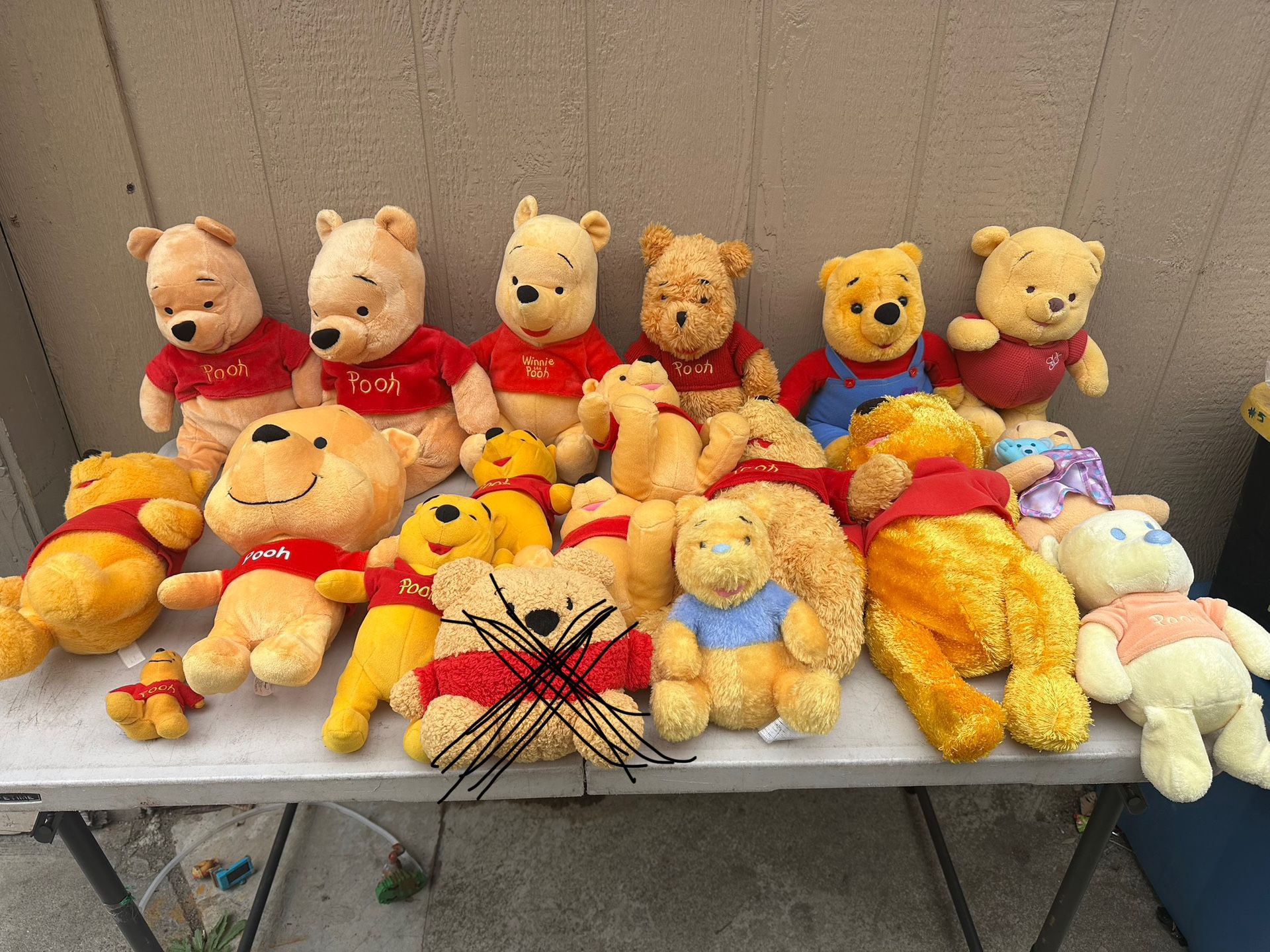 Lot Of 15 Plus Winnie The Pooh Plushy Collection Some Vintage All Sizes Make Offer