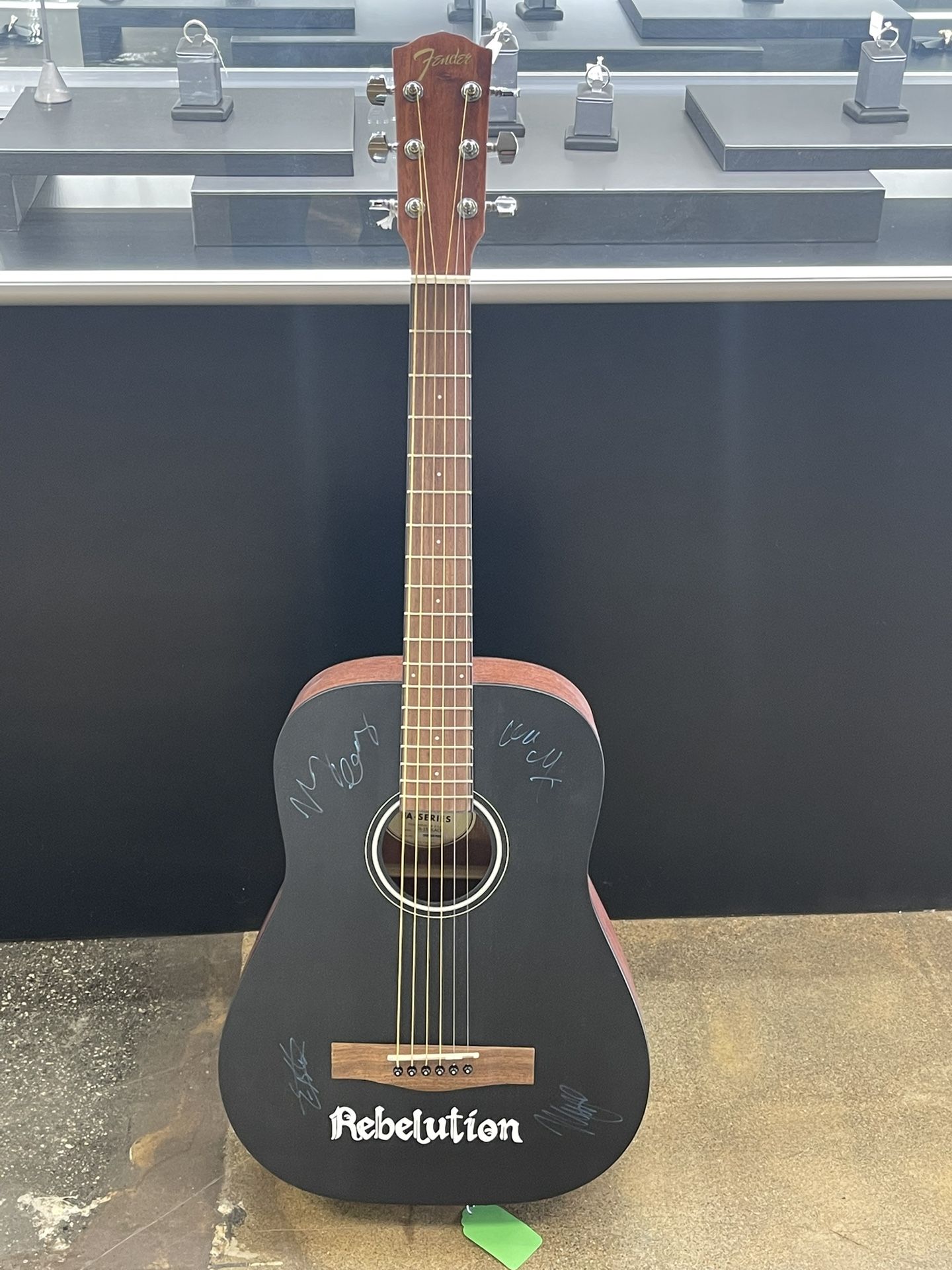 Fender FA-15 Black Acoustic