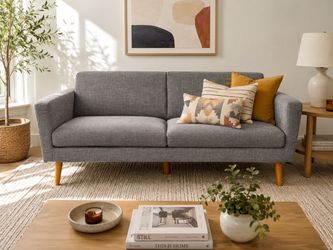 West Elm Oliver Sofa • Modern Apartment Couch • 🚚 Delivery Available