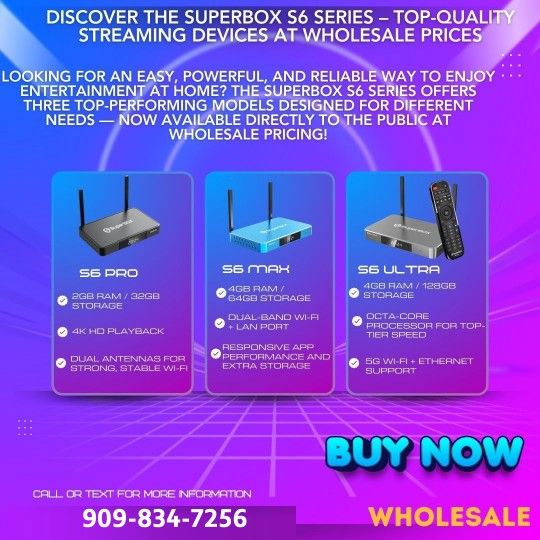 VSEEBOX V3 PLUS SuperBox S6 PRO  Max  Pro S6  Ultimate TV Solution  TV BOX