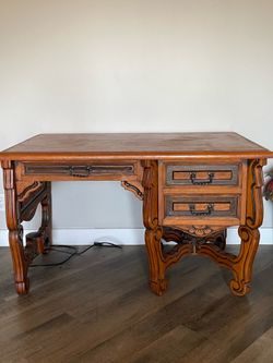 Antique Wood Desk