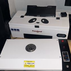 Procolored A3 printer DTF With oven and Ink Dtf powder all incluid