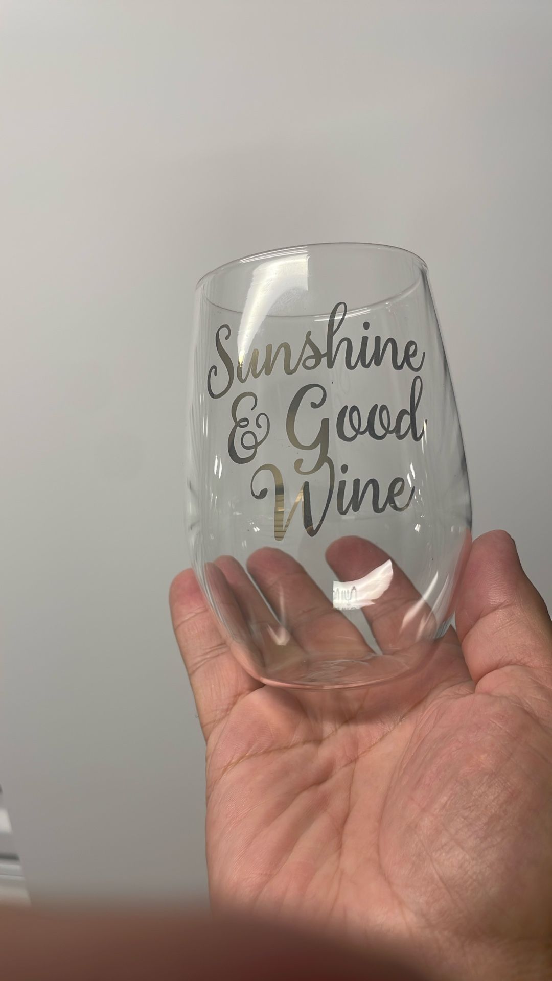 Wine Glasses “Sunshine & Good Wine”