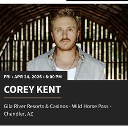 Corey Kent concert tickets