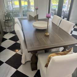 Restoration Hardware Table And 6 Chairs 