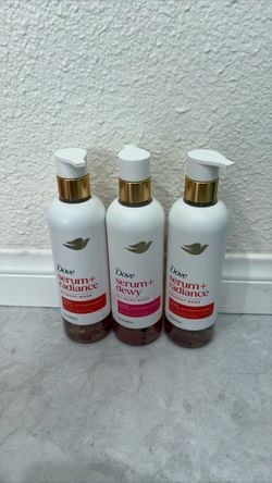 3 Dove serum body wash