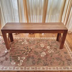 Wood Bench - Only Few Months Old.