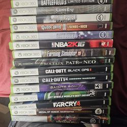 Xbox 360 Games Lot