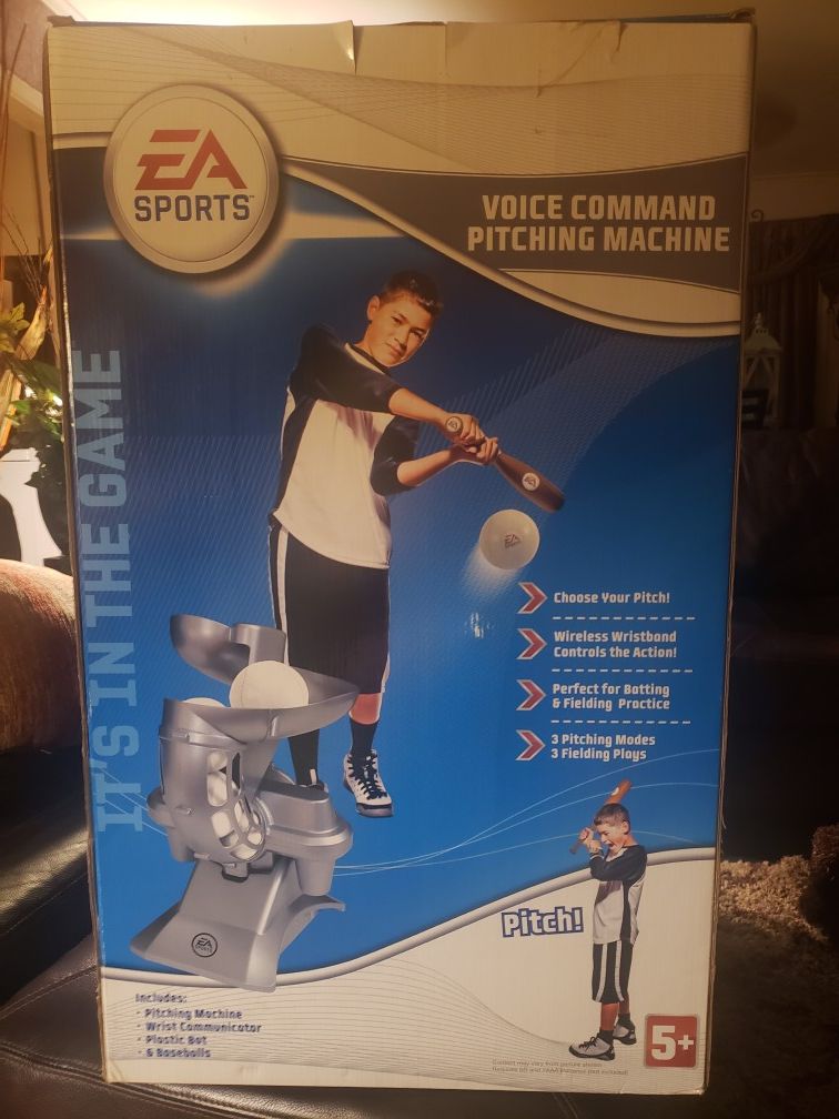 EA Sports Voice Command Pitching Machine