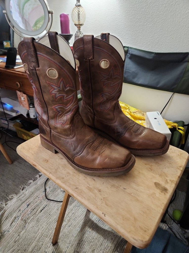 Double H Square Toed Boots