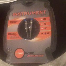Live Wire Advantage Instrument Cable 18.6’  Brand New