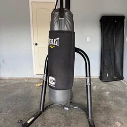a boxing punching bag