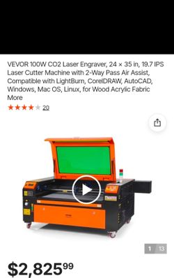 Laser cutter machine new .