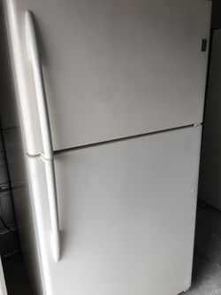 Ge profile beige refrigerator