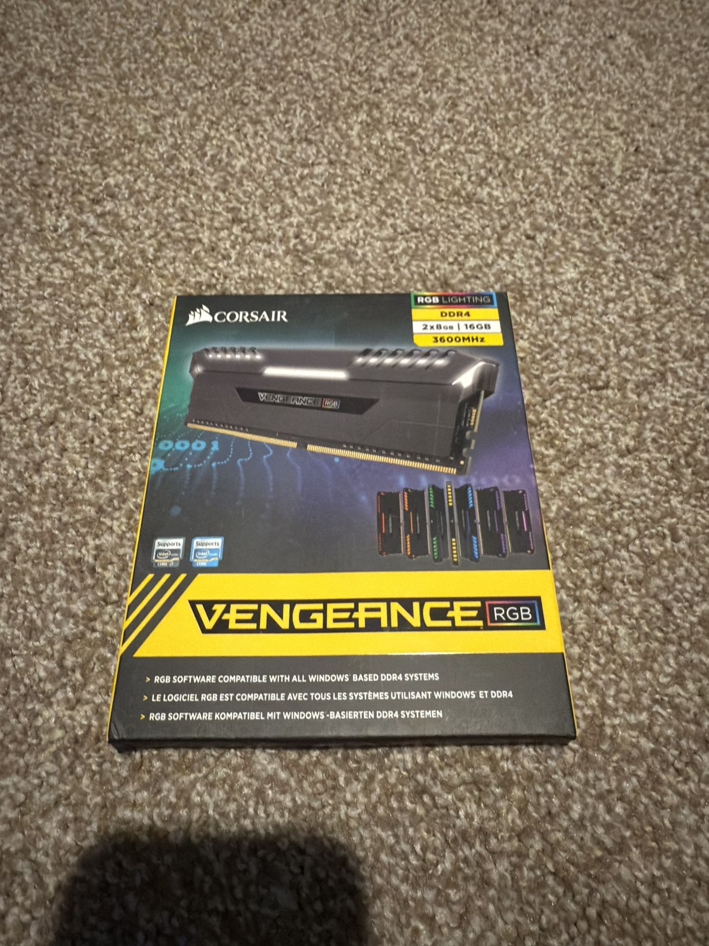Corsair Vengeance RGB DDR4 RAM 16GB (2x 8GB)