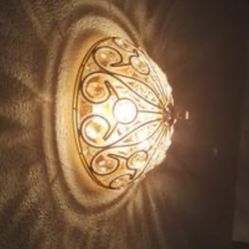 Antique Gold Flush Mount Lighting