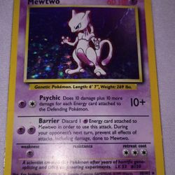 Pokemon Mewtwo Base Set