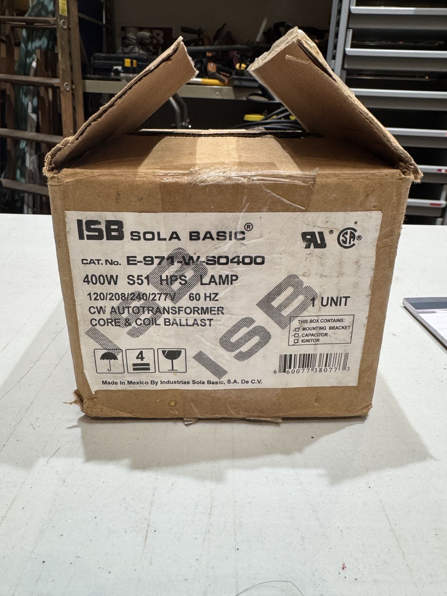 E-971-W-SO400 Sola High Pressure Sodium Ballast Kit - 400W S51 Quad
