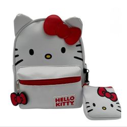 NEW Hello Kitty Mini Signature Sanrio Backpack With Coin Purse exclusive!
