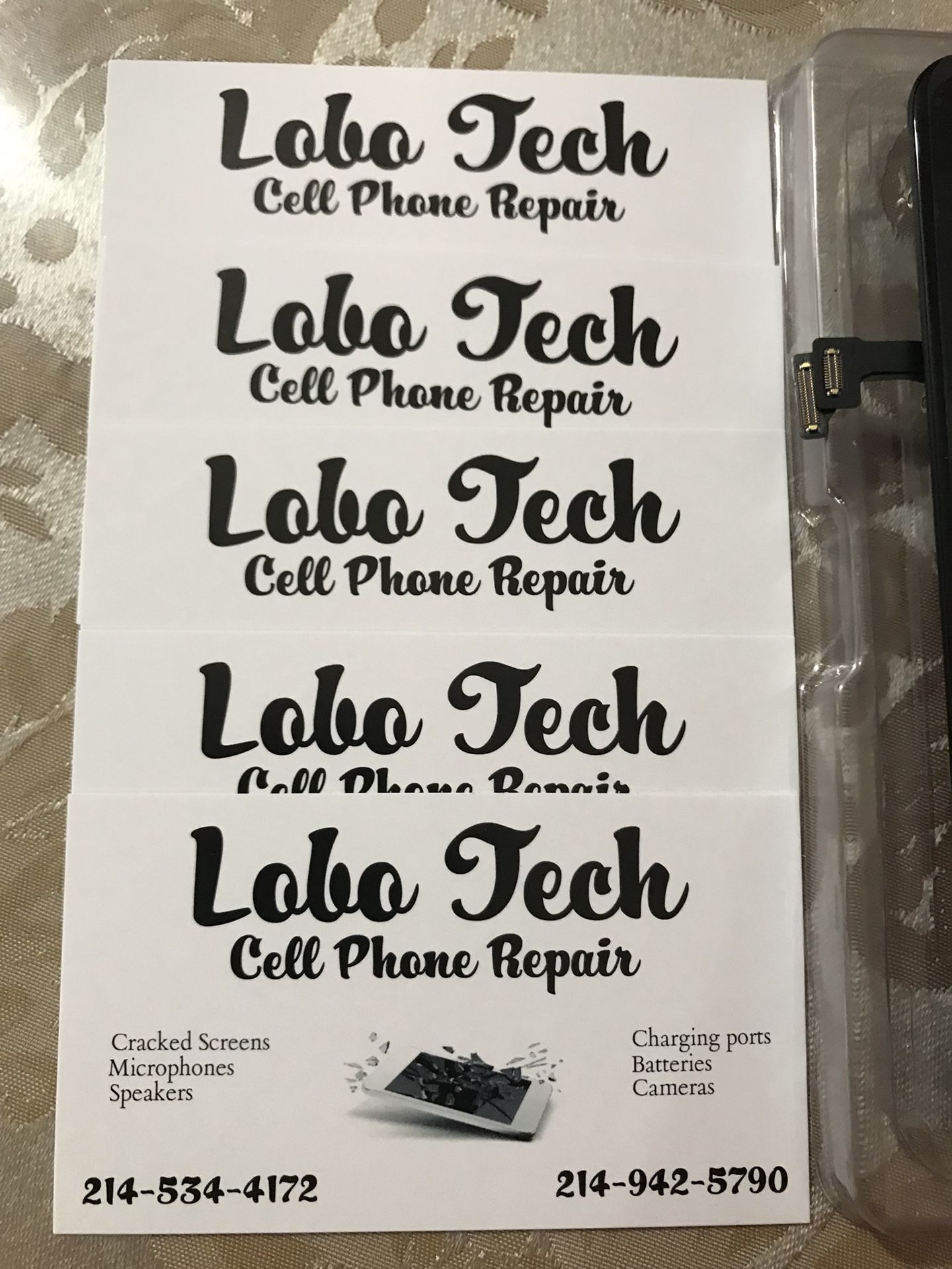 iphone 6s plus lcd/screen installed