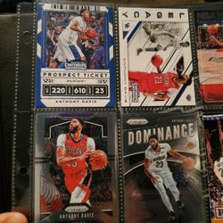 anthony davis 9 card lot.