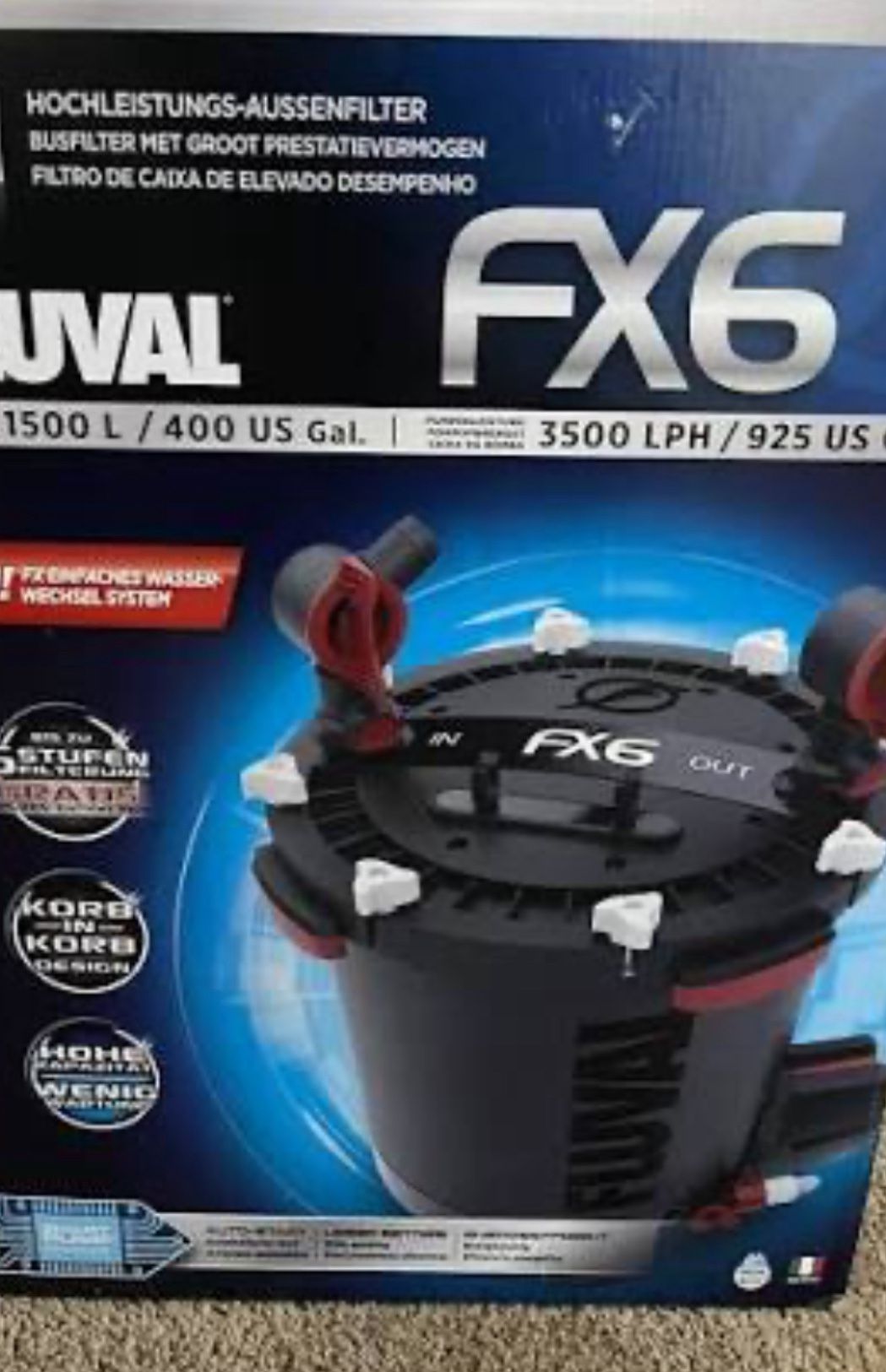 Reef Saltwater Aquarium, Fish Tank Fluval FX6