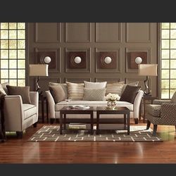 Living Room Set - Sofia Vergara Rooms To Go Santorini Collection