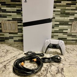 Ps5 Pro PlayStation With Controller And All Wires 2tb Ssd 