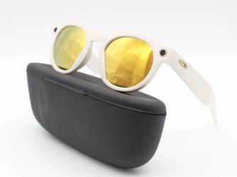 Oakley Meta HSTN White Frame Prizm 24K Polarized Lenses Sunglasses
