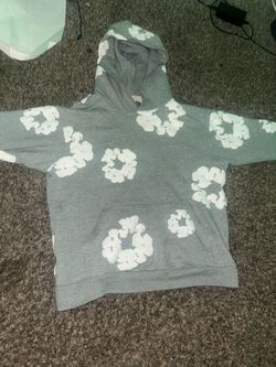 Denim Tears Cotton Wreath Hoodie Grey