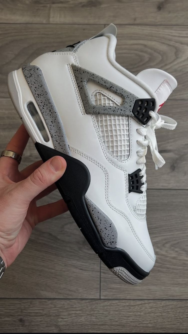 Jordan 4 Retro White Cement 2025 Size 9