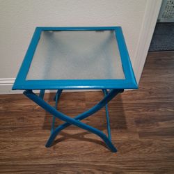  Glass Top End/side Table 