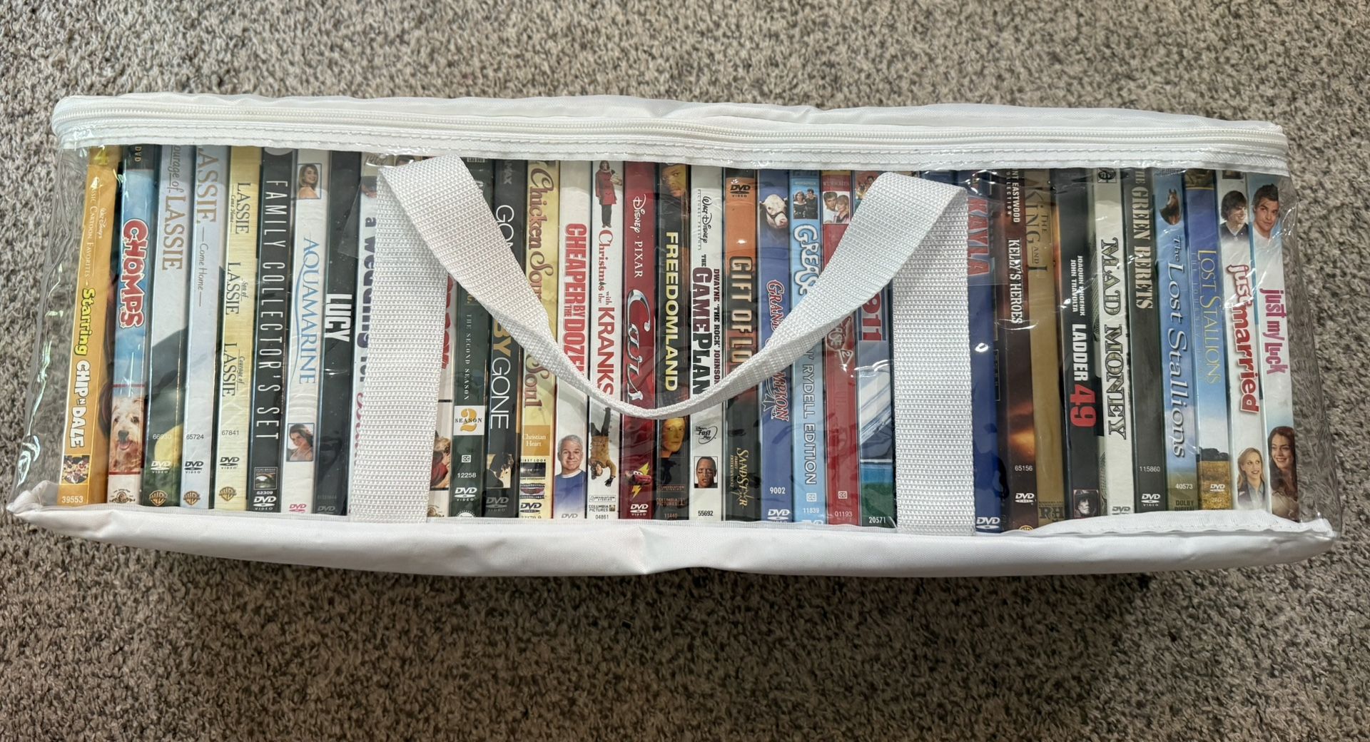 Zip Case Of DVD Movies - Zip Case Included