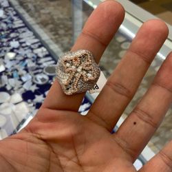 Moissanite Ring 925 Silver 